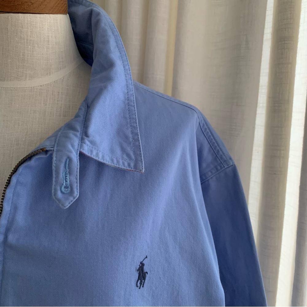 Ralph Lauren Blue Bomber Jacket - Picture 2 of 11